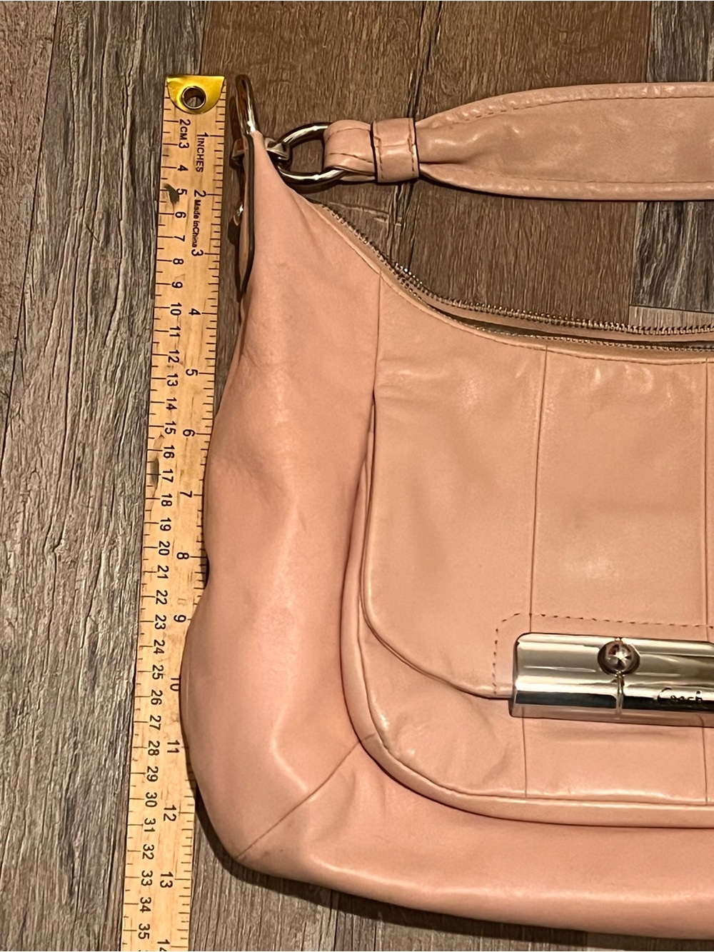 Pink Coach purse - Picture 8 of 9